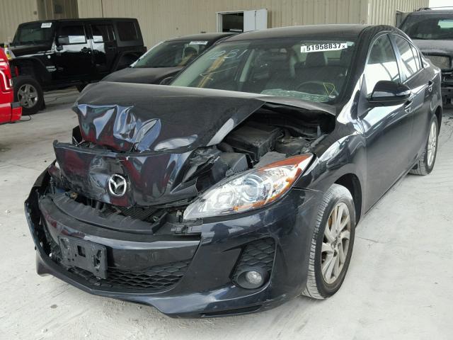 JM1BL1V78D1707231 - 2013 MAZDA 3 I BLACK photo 2