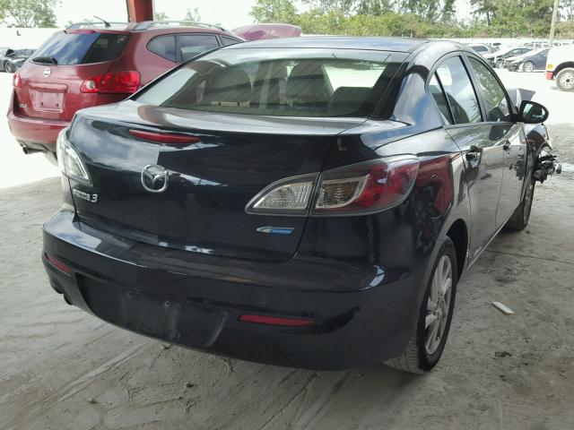 JM1BL1V78D1707231 - 2013 MAZDA 3 I BLACK photo 4