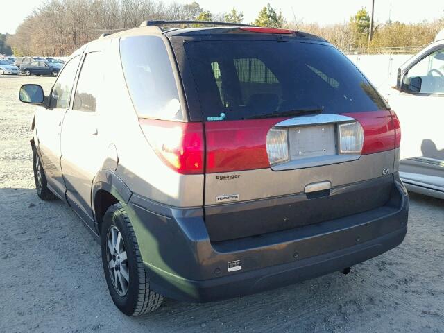 3G5DB03E02S502304 - 2002 BUICK RENDEZVOUS TAN photo 3