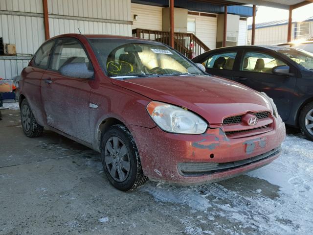 KMHCM36C78U095323 - 2008 HYUNDAI ACCENT GS RED photo 1