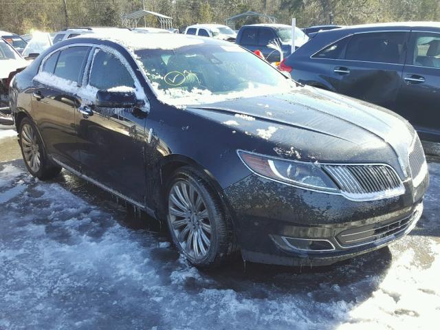 1LNHL9DK5EG612375 - 2014 LINCOLN MKS BLACK photo 1