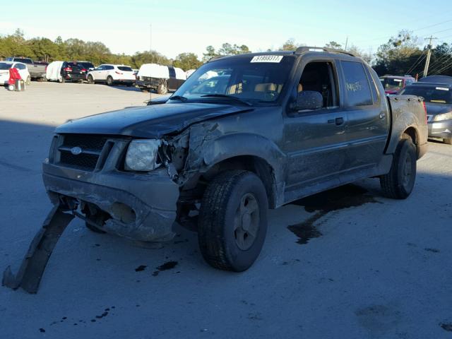 1FMZU67E51UC07697 - 2001 FORD EXPLORER S GREEN photo 2