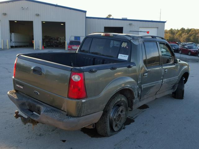 1FMZU67E51UC07697 - 2001 FORD EXPLORER S GREEN photo 4