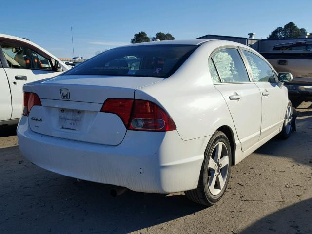 1HGFA16848L104092 - 2008 HONDA CIVIC EX თეთრი ფოტო 4