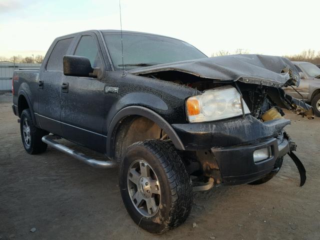 1FTPW14574KC86335 - 2004 FORD F150 SUPER BLACK photo 1