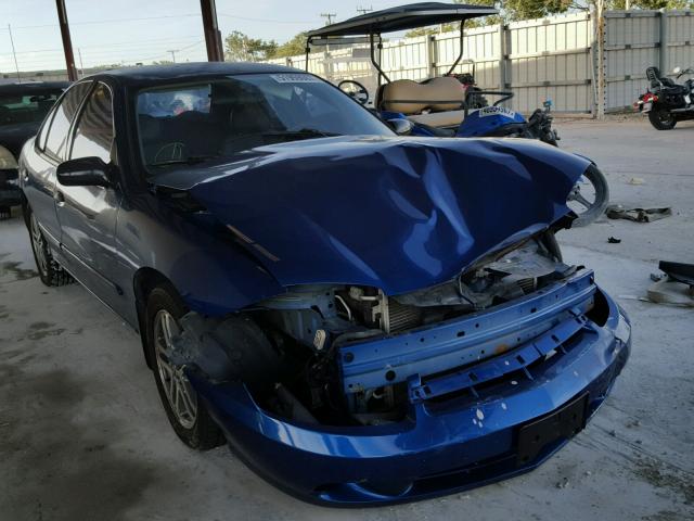 1G1JC52F347209975 - 2004 CHEVROLET CAVALIER BLUE photo 1