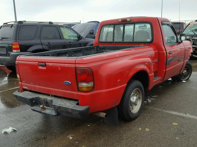 1FTCR10A6TPA96584 - 1996 FORD RANGER RED photo 4