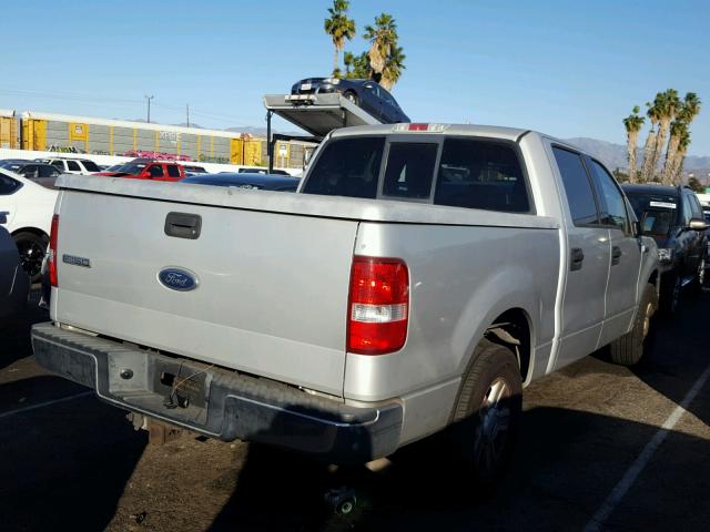 1FTPW12534KC84942 - 2004 FORD F-150 SILVER photo 4