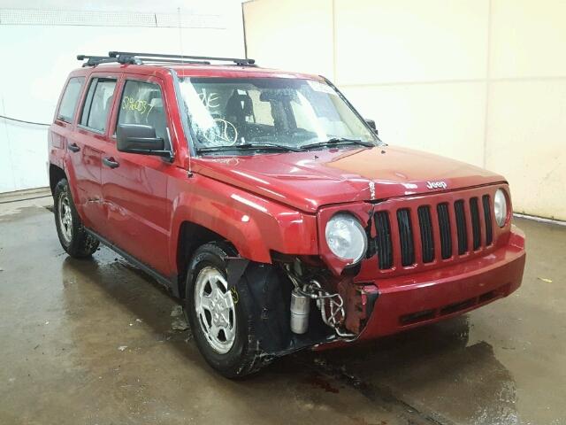 1J8FT28W08D777295 - 2008 JEEP PATRIOT SP RED photo 1