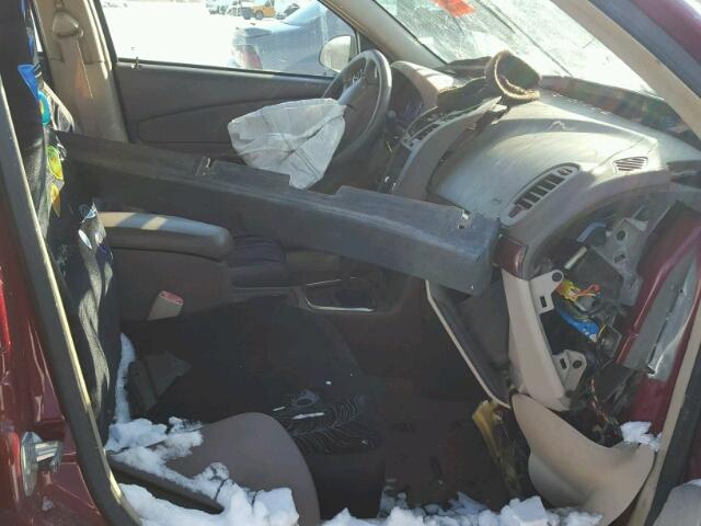 1G1ZS58F27F106098 - 2007 CHEVROLET MALIBU LS MAROON photo 5