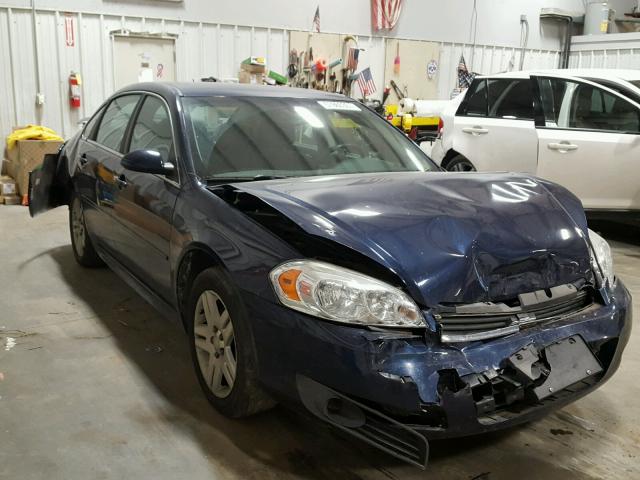 2G1WB5EK9A1185983 - 2010 CHEVROLET IMPALA LT BLUE photo 1