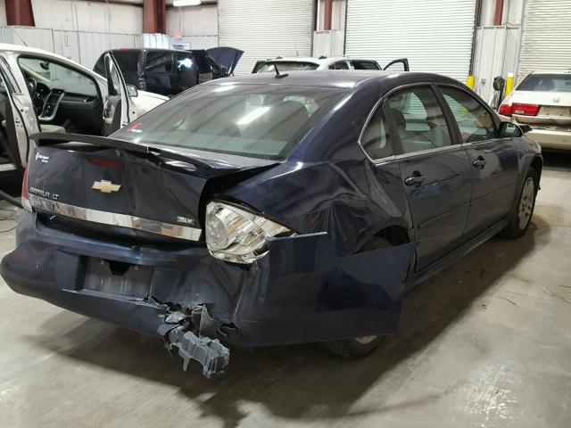 2G1WB5EK9A1185983 - 2010 CHEVROLET IMPALA LT BLUE photo 4