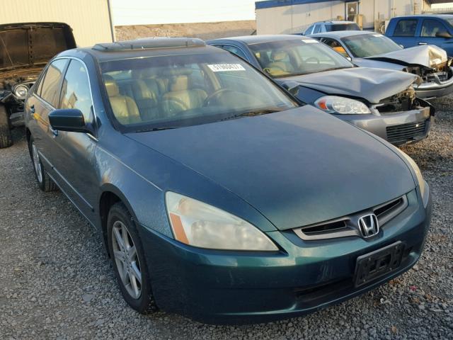 1HGCM66513A043558 - 2003 HONDA ACCORD EX GREEN photo 1