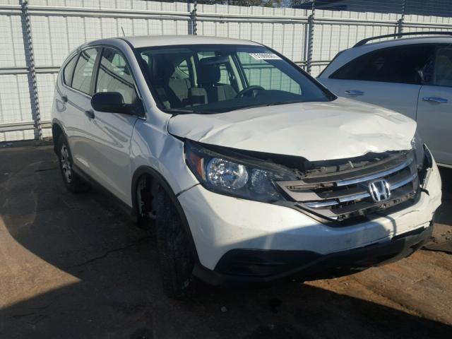 5J6RM4H30EL079431 - 2014 HONDA CR-V LX WHITE photo 1