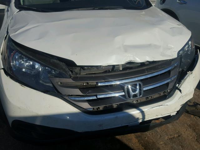 5J6RM4H30EL079431 - 2014 HONDA CR-V LX WHITE photo 9