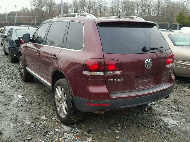 WVGBE77LX8D079177 - 2008 VOLKSWAGEN TOUAREG 2 RED photo 3