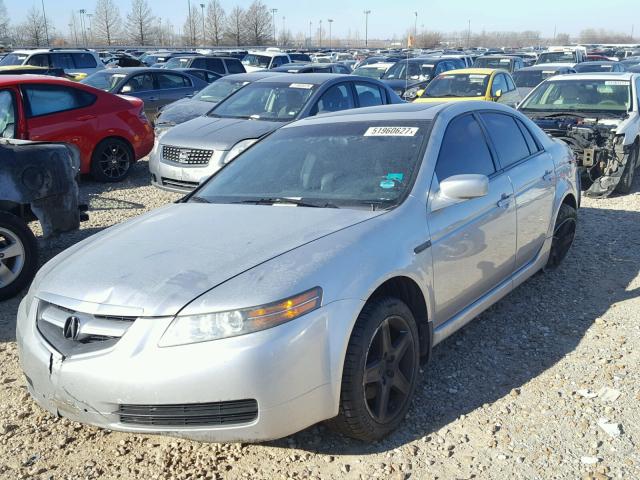 19UUA66276A031955 - 2006 ACURA 3.2TL SILVER photo 2