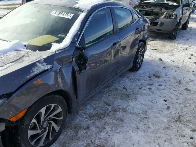 19XFC2F71GE057908 - 2016 HONDA CIVIC EX GRAY photo 9