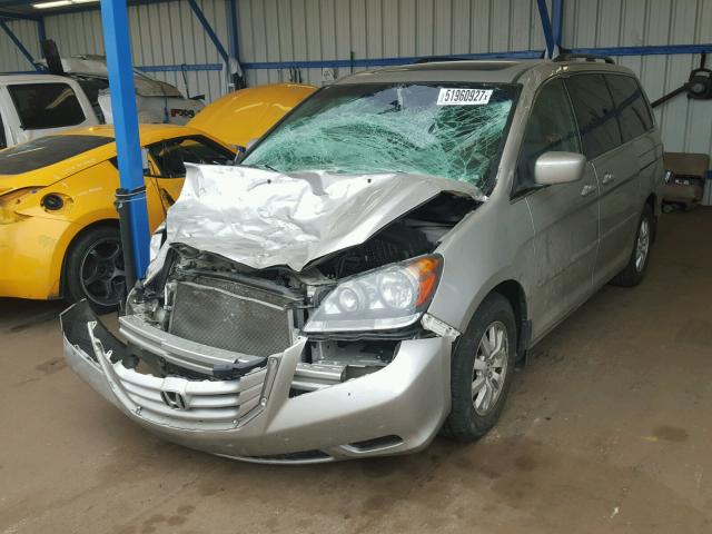 5FNRL38788B046996 - 2008 HONDA ODYSSEY EX SILVER photo 2