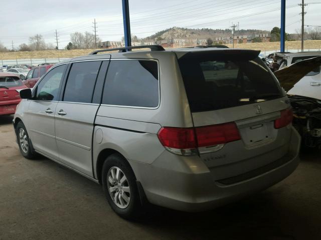 5FNRL38788B046996 - 2008 HONDA ODYSSEY EX SILVER photo 3