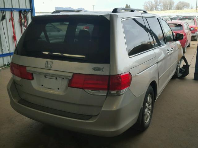 5FNRL38788B046996 - 2008 HONDA ODYSSEY EX SILVER photo 4