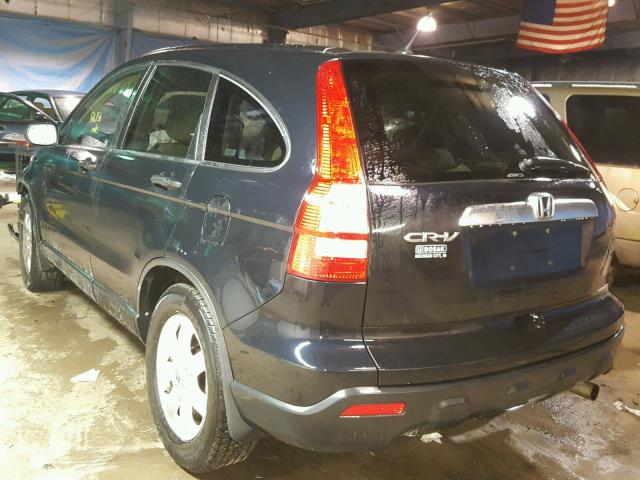 5J6RE48578L001778 - 2008 HONDA CR-V EX BLACK photo 3