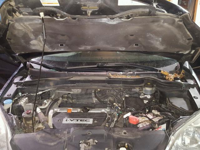 5J6RE48578L001778 - 2008 HONDA CR-V EX BLACK photo 7