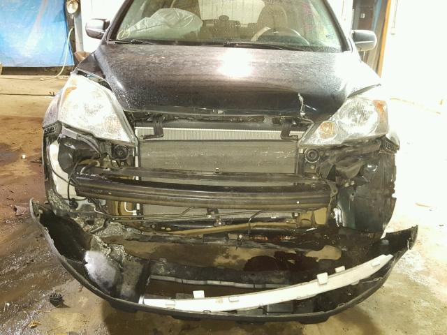 5J6RE48578L001778 - 2008 HONDA CR-V EX BLACK photo 9