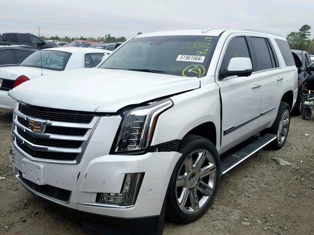 1GYS4CKJ4JR211844 - 2018 CADILLAC ESCALADE P WHITE photo 2