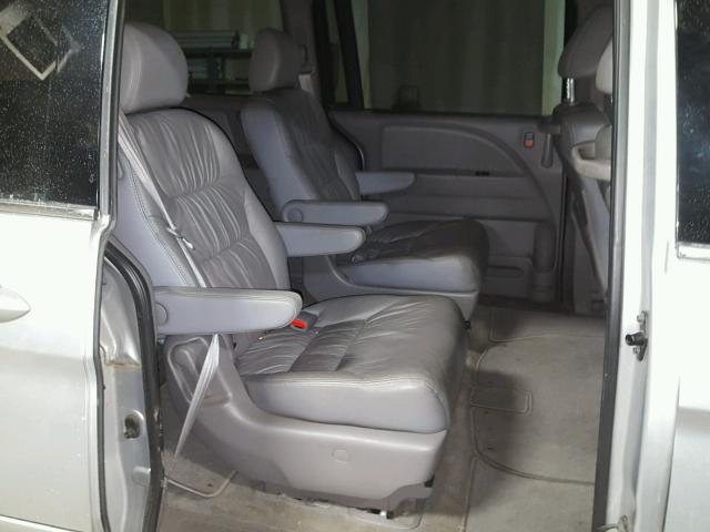 5FNRL3H66AB105704 - 2010 HONDA ODYSSEY EX SILVER photo 6