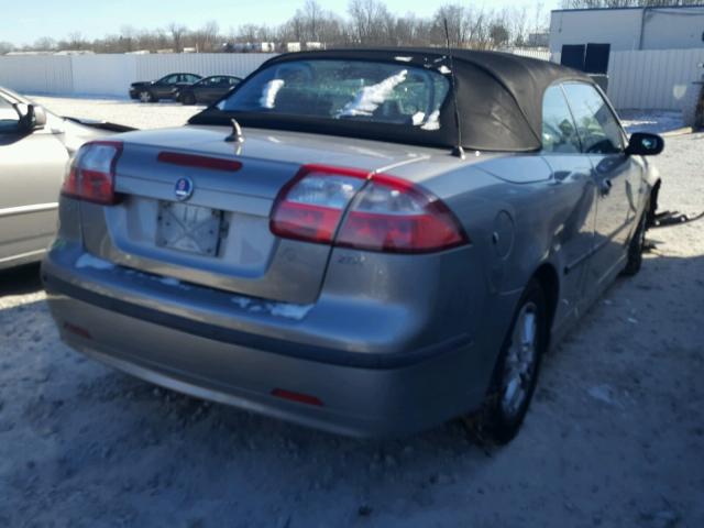 YS3FD79Y866104637 - 2006 SAAB 9-3 BASE GRAY photo 4