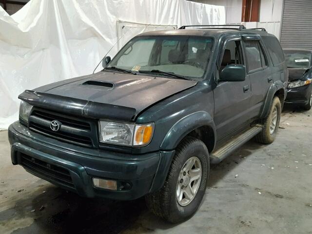 JT3HN86R1Y0291049 - 2000 TOYOTA 4RUNNER SR GREEN photo 2