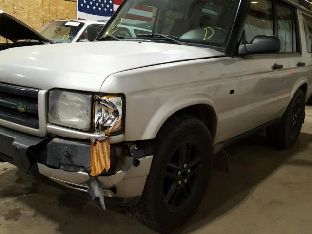 SALTY1545YA279354 - 2000 LAND ROVER DISCOVERY SILVER photo 9