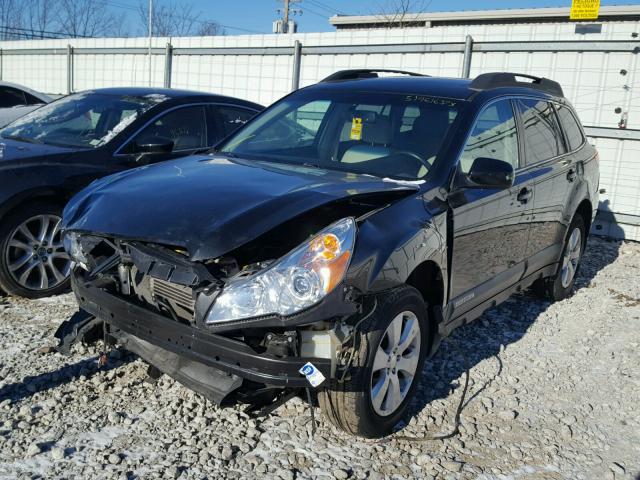 4S4BRCKC5A3358780 - 2010 SUBARU OUTBACK 2. BLACK photo 2