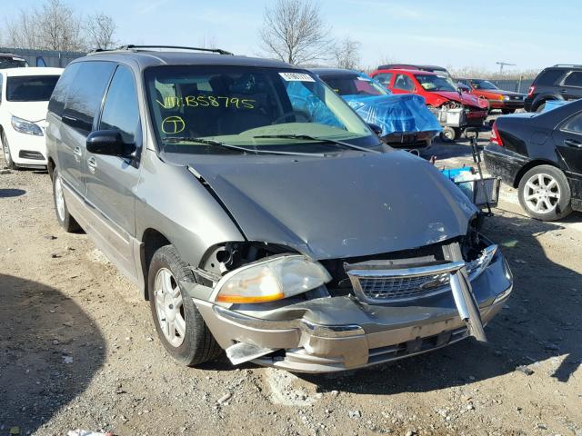 2FMZA53412BB58795 - 2002 FORD WINDSTAR S GREEN photo 1