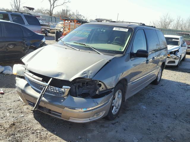 2FMZA53412BB58795 - 2002 FORD WINDSTAR S GREEN photo 2