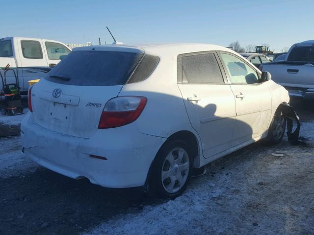 2T1KU40E19C073512 - 2009 TOYOTA COROLLA MA WHITE photo 4