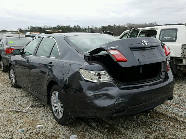 4T1BE46K49U281697 - 2009 TOYOTA CAMRY BASE GRAY photo 3