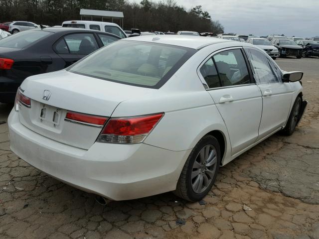 1HGCP2F8XBA027187 - 2011 HONDA ACCORD EXL WHITE photo 4