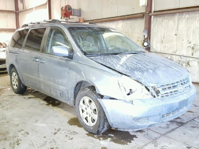 KNDMB233986266686 - 2008 KIA SEDONA EX BLUE photo 1