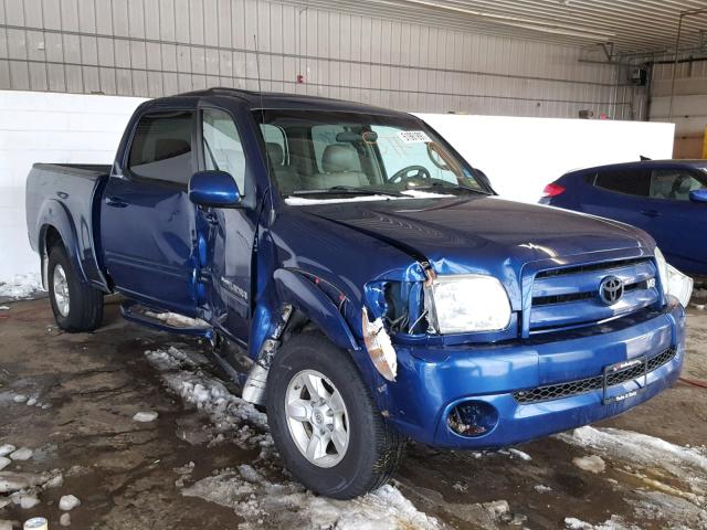 5TBDT48196S528194 - 2006 TOYOTA TUNDRA DOU BLUE photo 1