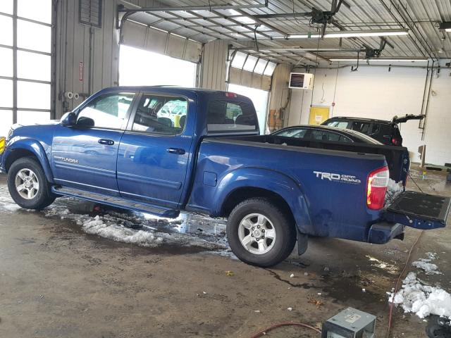 5TBDT48196S528194 - 2006 TOYOTA TUNDRA DOU BLUE photo 3