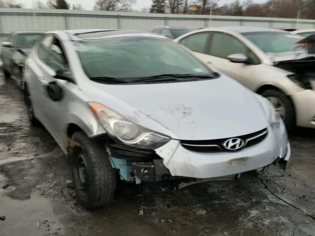 5NPDH4AE3DH155985 - 2013 HYUNDAI ELANTRA GL SILVER photo 1