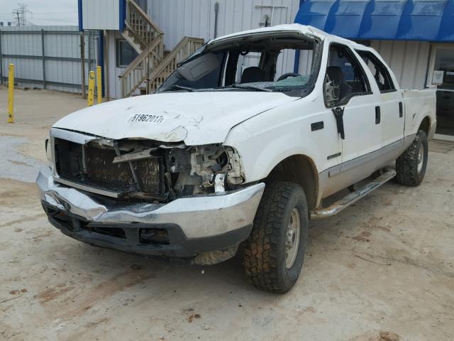 1FTNW21F02EB69363 - 2002 FORD F250 SUPER WHITE photo 2