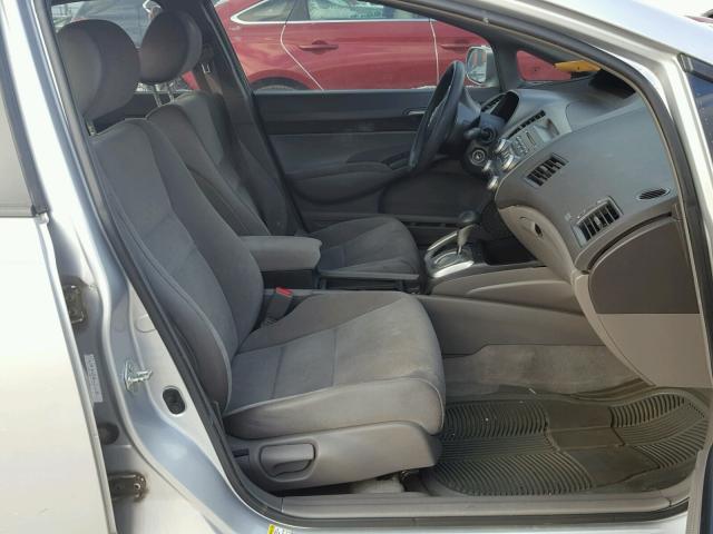 1HGFA16578L003456 - 2008 HONDA CIVIC LX SILVER photo 5