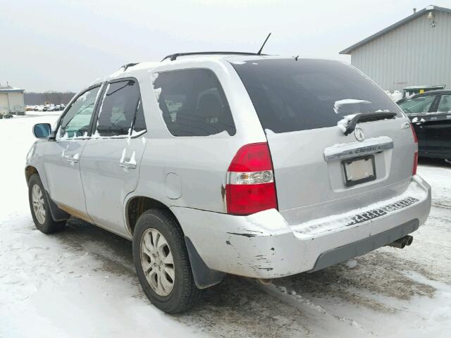 2HNYD18803H518207 - 2003 ACURA MDX TOURIN SILVER photo 3