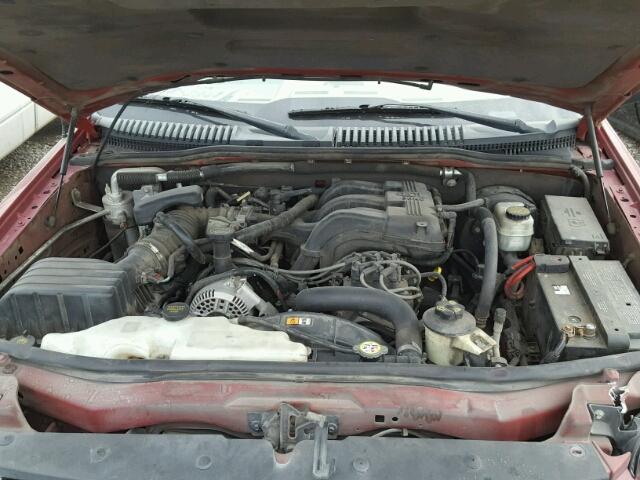 1FMEU63E46UA15473 - 2006 FORD EXPLORER X RED photo 7