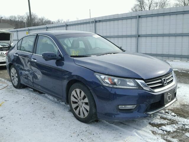 1HGCR2F70DA199748 - 2013 HONDA ACCORD EX BLUE photo 1