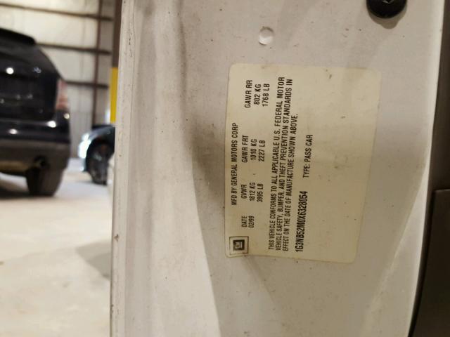 1G3NB52M0X6328054 - 1999 OLDSMOBILE CUTLASS GL 白色 照片 10