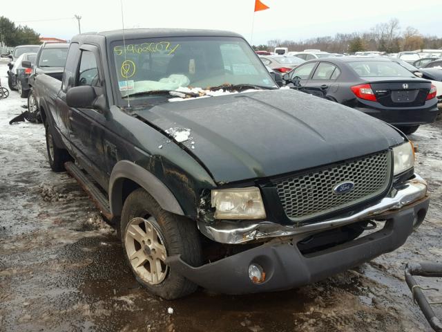 1FTZR45EX2TA65738 - 2002 FORD RANGER SUP GREEN photo 1